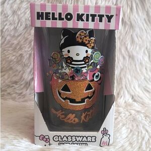 Hello Kitty Halloween Glass Cup